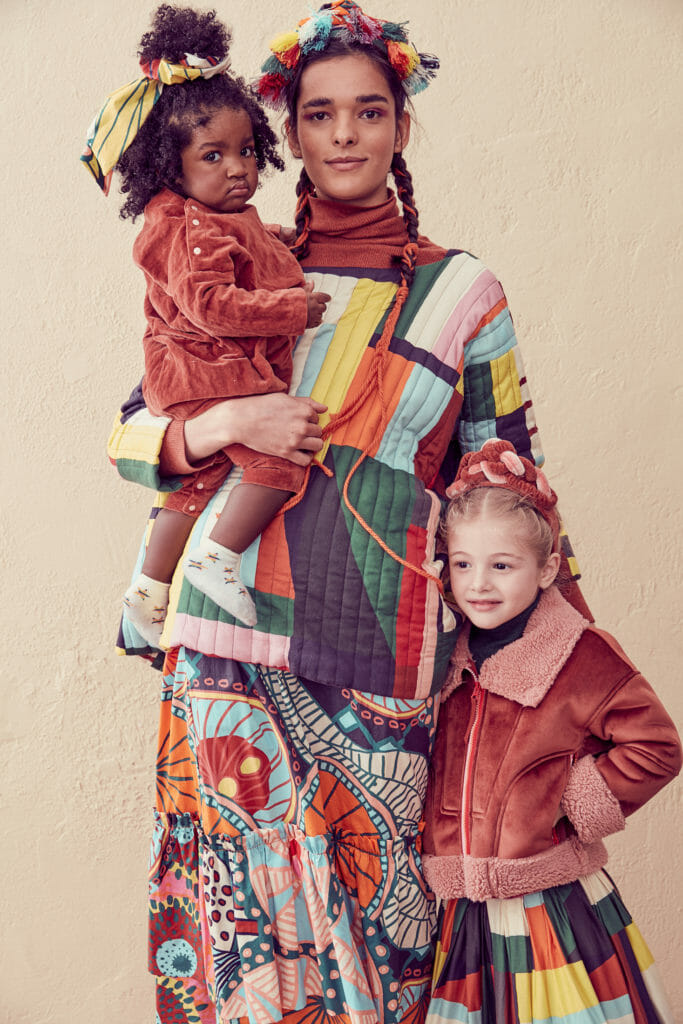 Wonderful re-imagined African inspiration by Tia Cibani with Mini Me styles