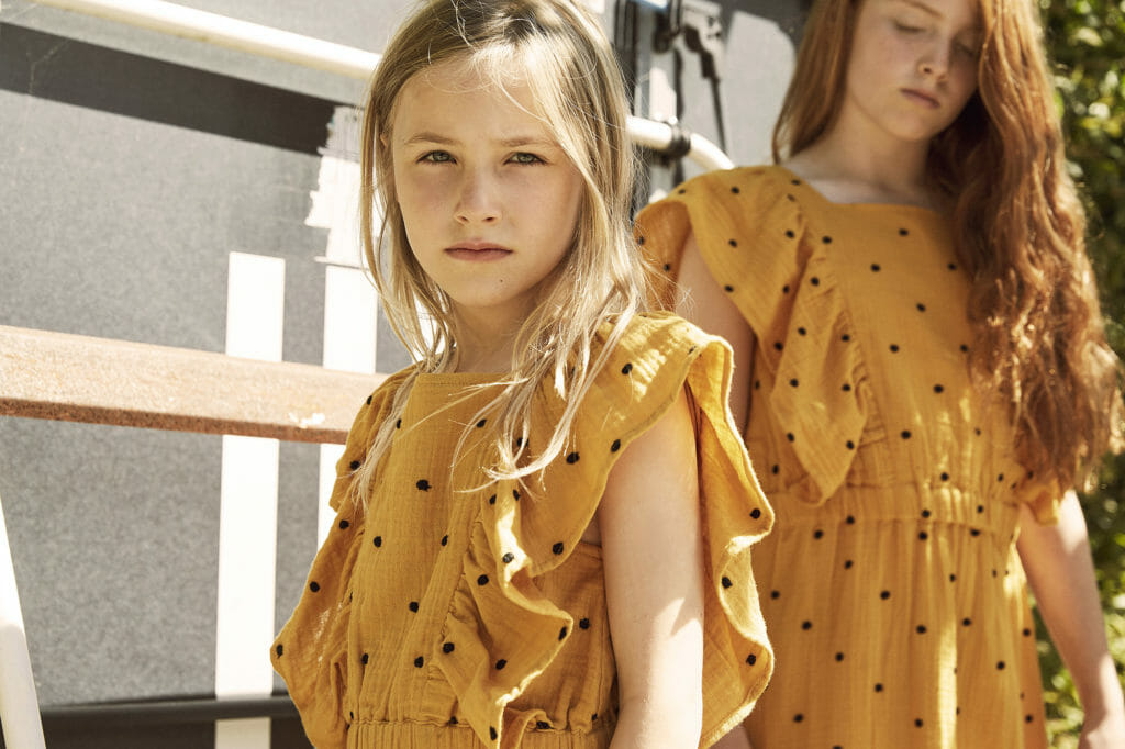 Scandinavian style at A Monday in Copenhagen for summer 2021 kidswear
