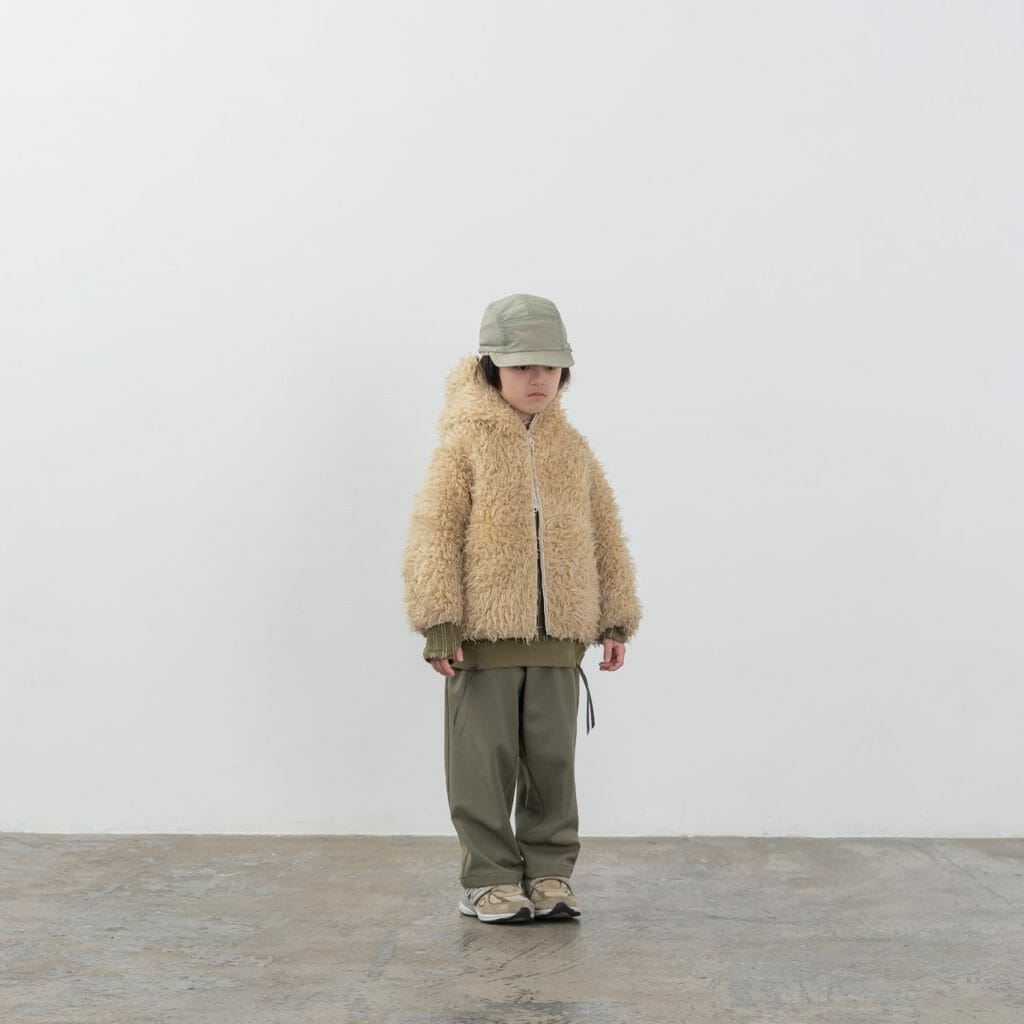 Great kids outdoor wear with shaggy tops for warmth at Moun-Ten FW20