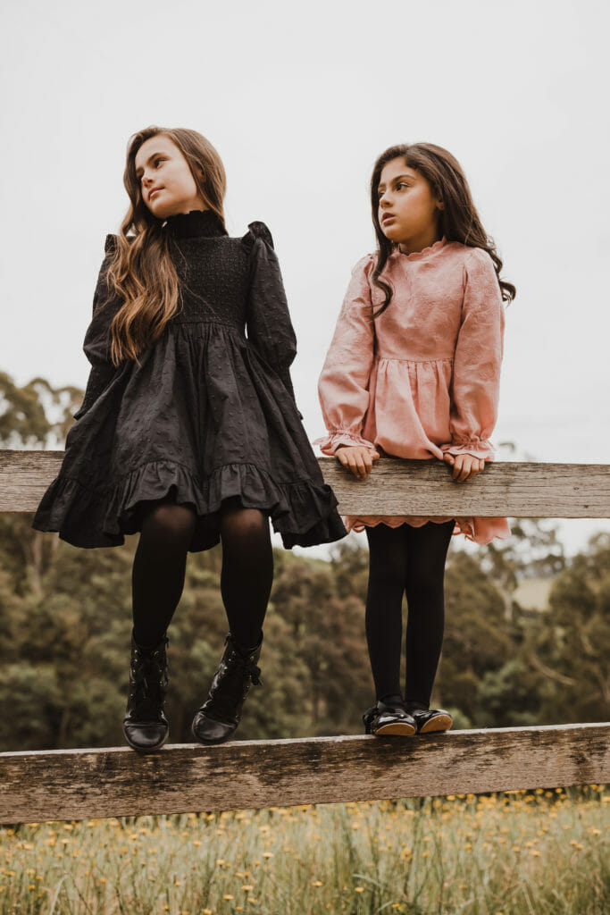 On trend Victorian style from Petite Amalie for Holiday 2020 kids fashion