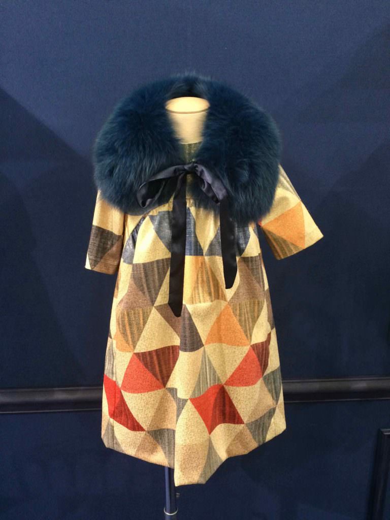 Beautiful harlequin pattern from Bleu Commes Gris at Playtime Paris kids trade fair for fall/winter 2017