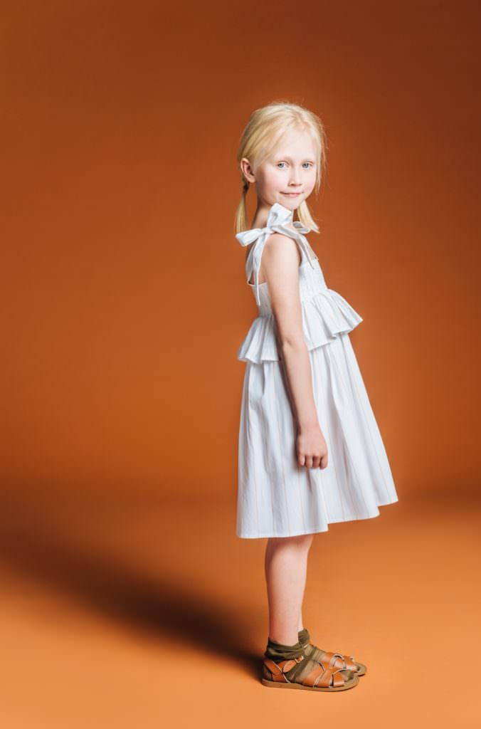 Sneek peak at a sweet summer dress for SS18 by Paade Mode girls fashion
