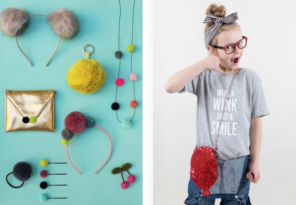 Giving some idea of the diverse selection of kidswear accessories available at new label Mimi & Lulu