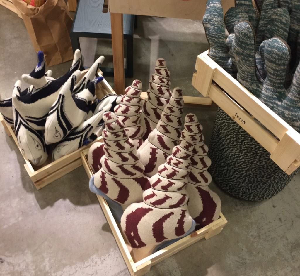 Exotic soft shells and fishes at Ferm Living Kids at CIFF Kids trade fair