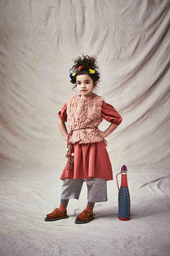 Ethnic world inspiration for a layered winter look at Tia Cibani Kids