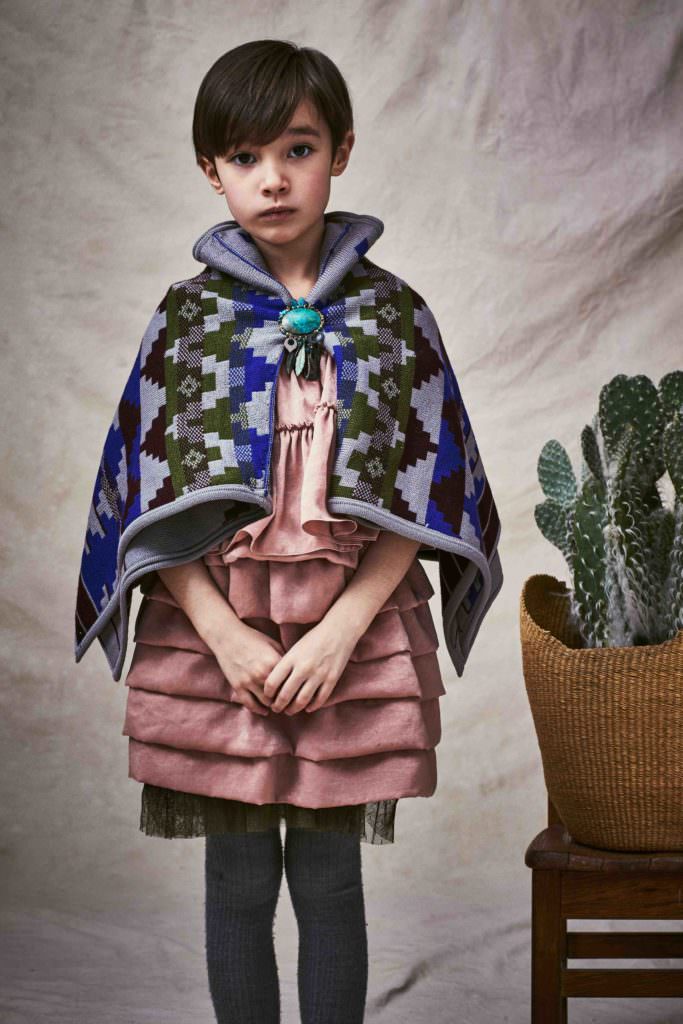 Tia Cibani Kids Wallflower collection with mixed bold prints for winter 2017