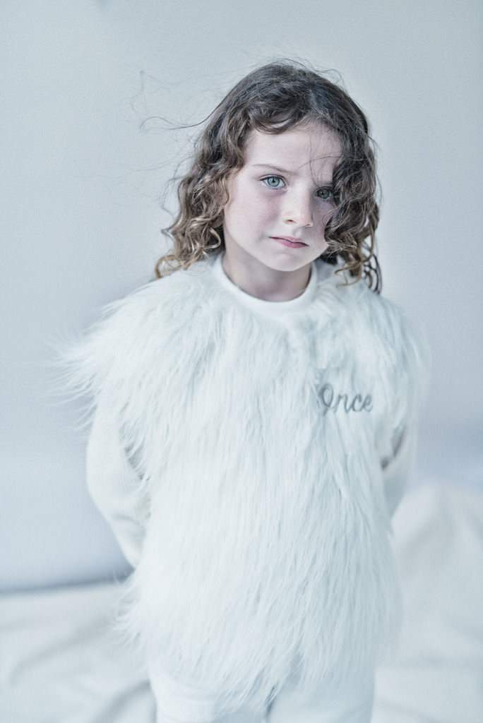 Winter white fashion from ONCE Boutique for 2017 kidswear