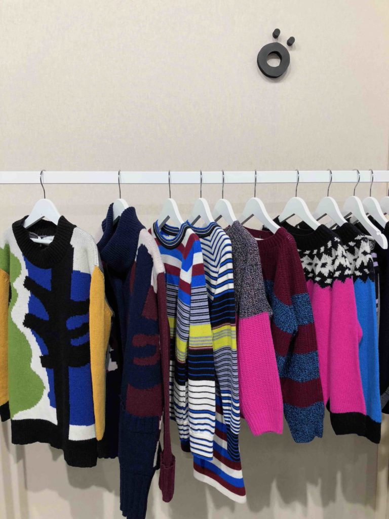 Beautiful vibrant knitwear by Wonderers also new at Playtime Paris for kidswear f/w 2018