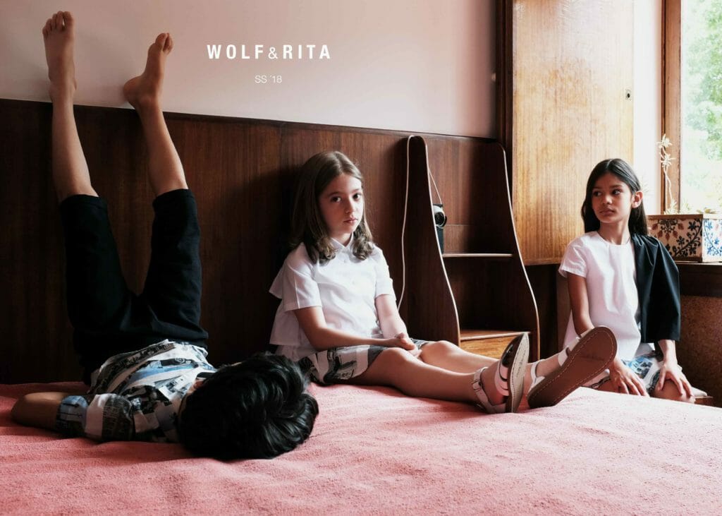 Styling and Art Direction by Debra Sfez for Wolf & Rita SS18 kidswear