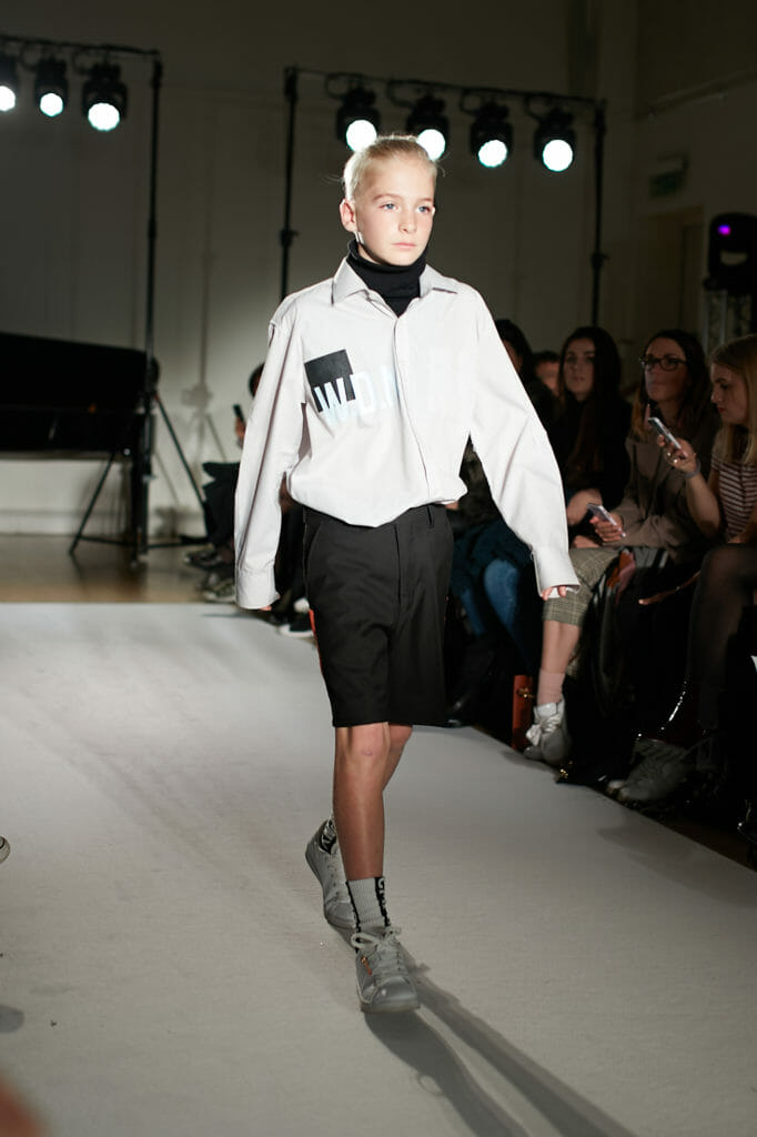 Cool boyswear brand Alexander Evans at Mini Mode for FW18