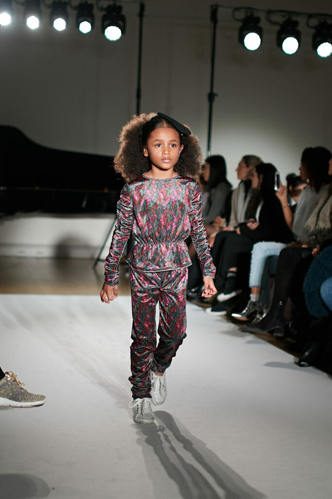 Founder Amanda Rabor's own label Isossy at Mini Mode for FW18