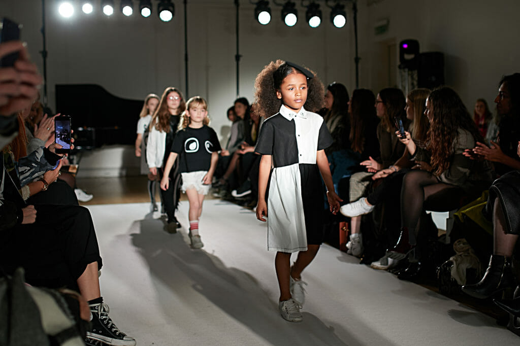 Mini Mode London Kids fashion catwalk FW18 - Smudgetikka