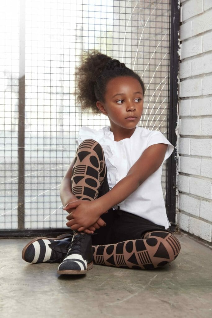 The diffusion line has a monochrome sportswear influence at CHAPTER 2 kids footwear