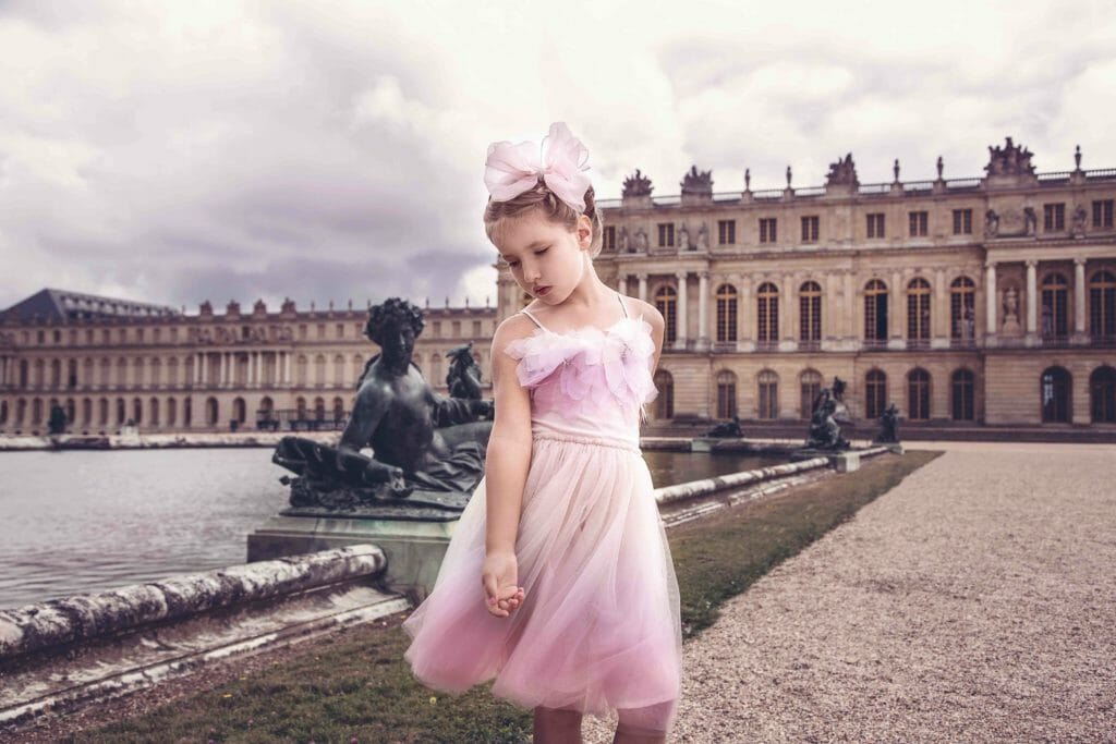 The fabulous Palace of Versailles is the background for Tutu Du Monde prefall 2018 collection