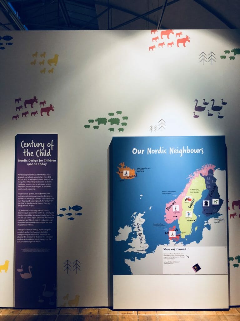 A geography lesson for visitors to Century of the Child to learn about our Nordic neighbours