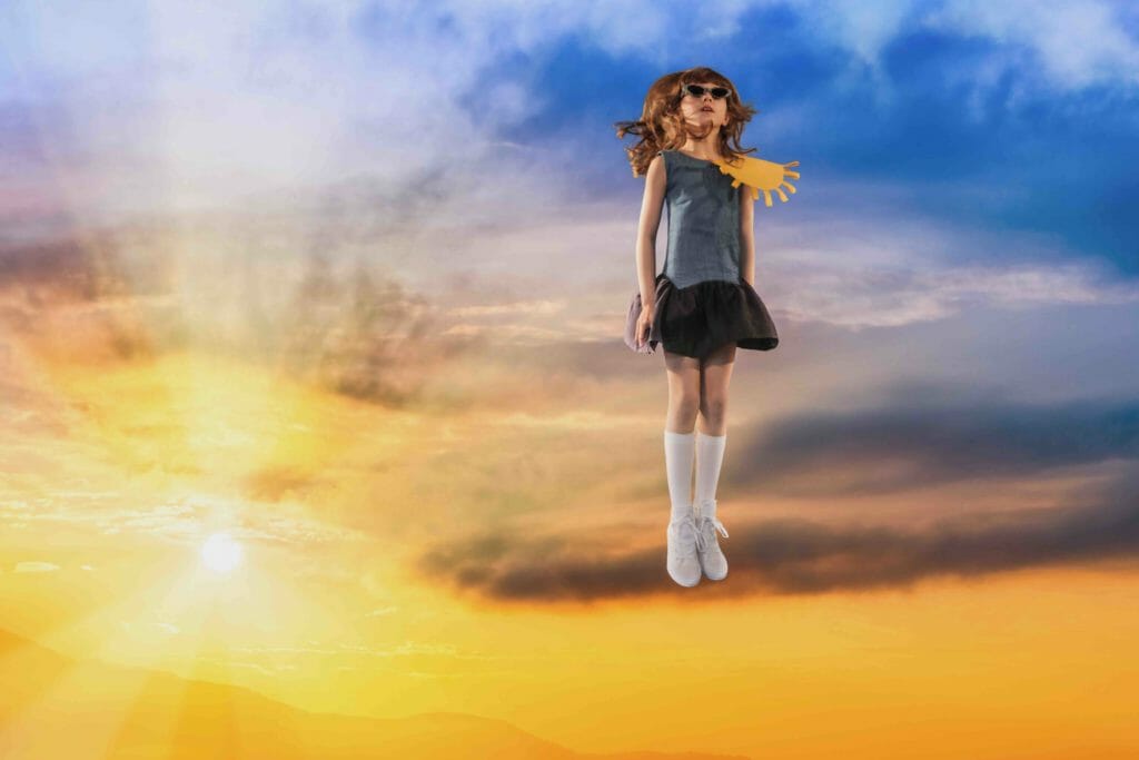 Amazing sky kids fashion story for Ladida.com with Cavallier sunburst dress