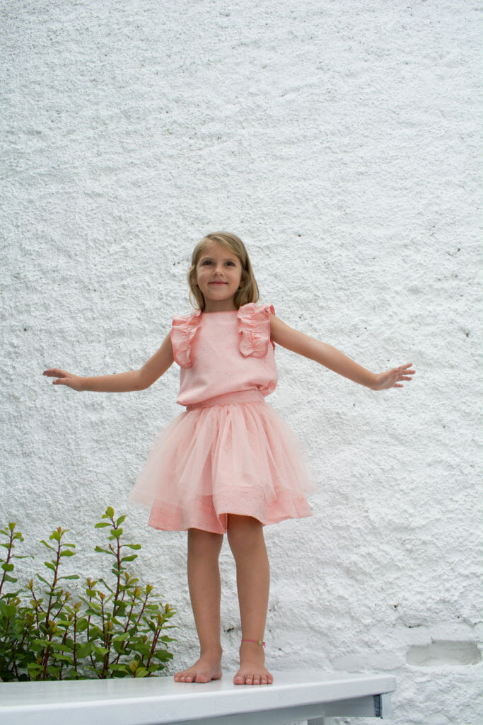 Pink summer occasion dressing at Kokori kidswear for SS18