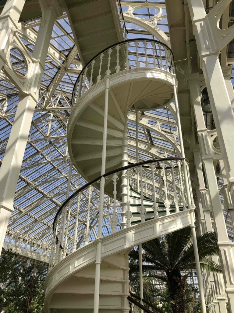 Wonderful spiral staircases at Temperate House, Kew Gardens