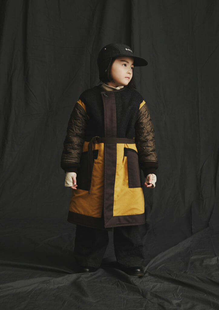 Outerwear is a particular strength at Gris kids fashion for winter 2018