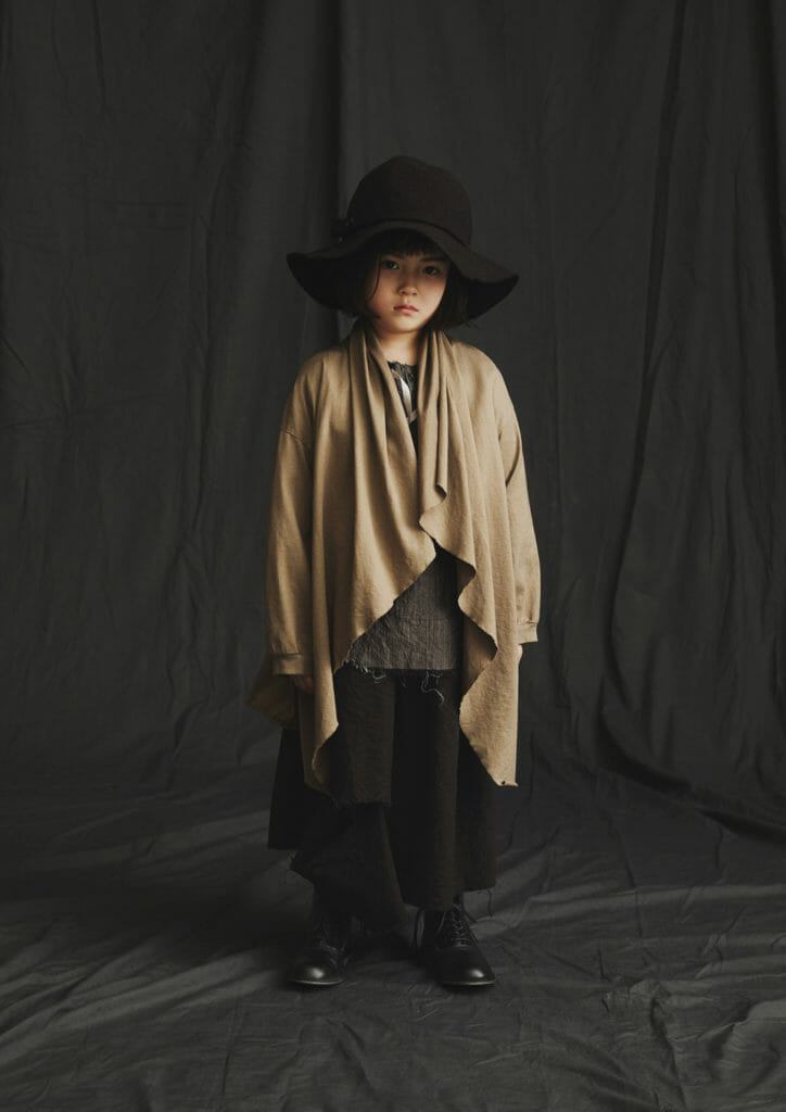 Layered looks show a defined Japanese style at Gris Kids for FW18