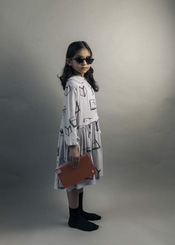 Book prints emphasise Beau's love of reading at Beau Loves kidswear for FW18