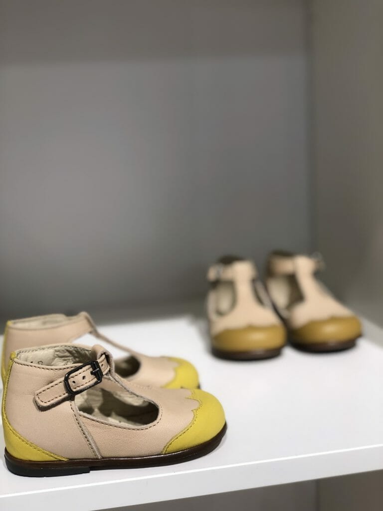Sweet touch of yellow from new shoe brand The Eugens at CIFF Kids for Ss19