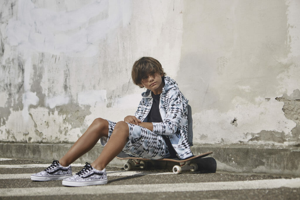 The Skate check collection by Molo and Vans for summer 2019