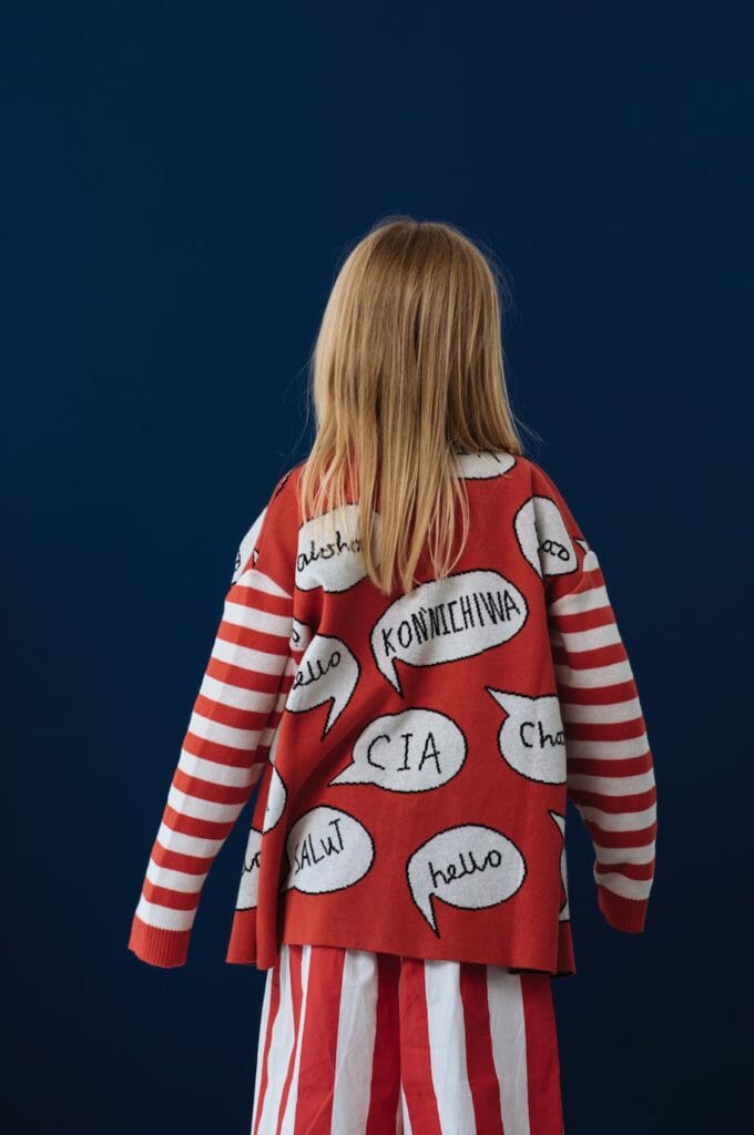 Bold red and white for Beau Loves summer 2019 kids fashion