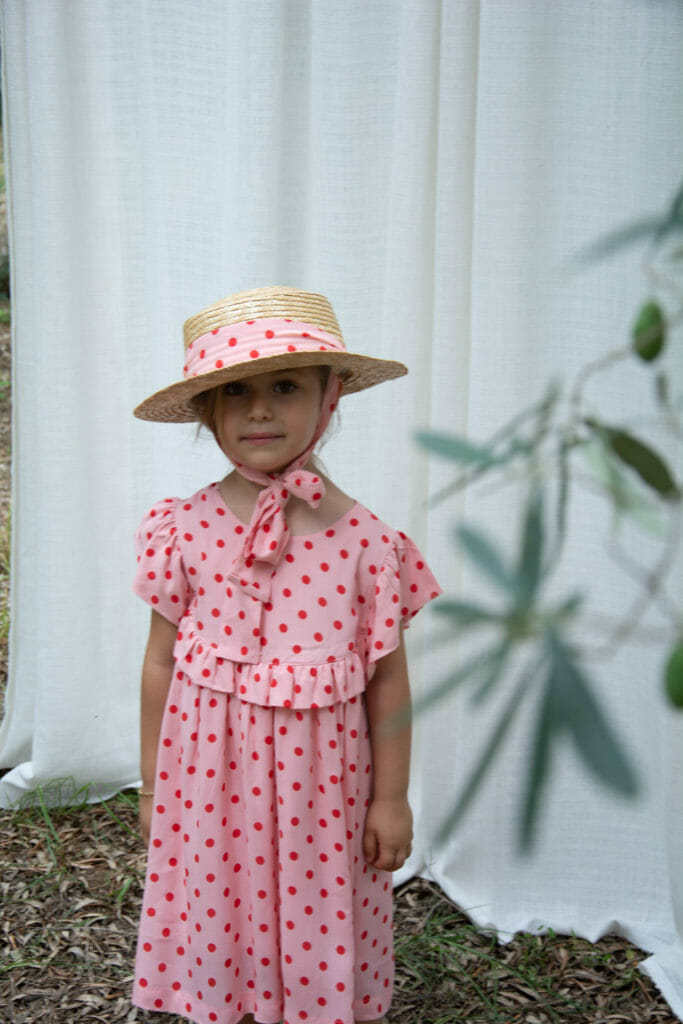 Kokori summer 2019 kids fashion spot print inspired by the colours of nature