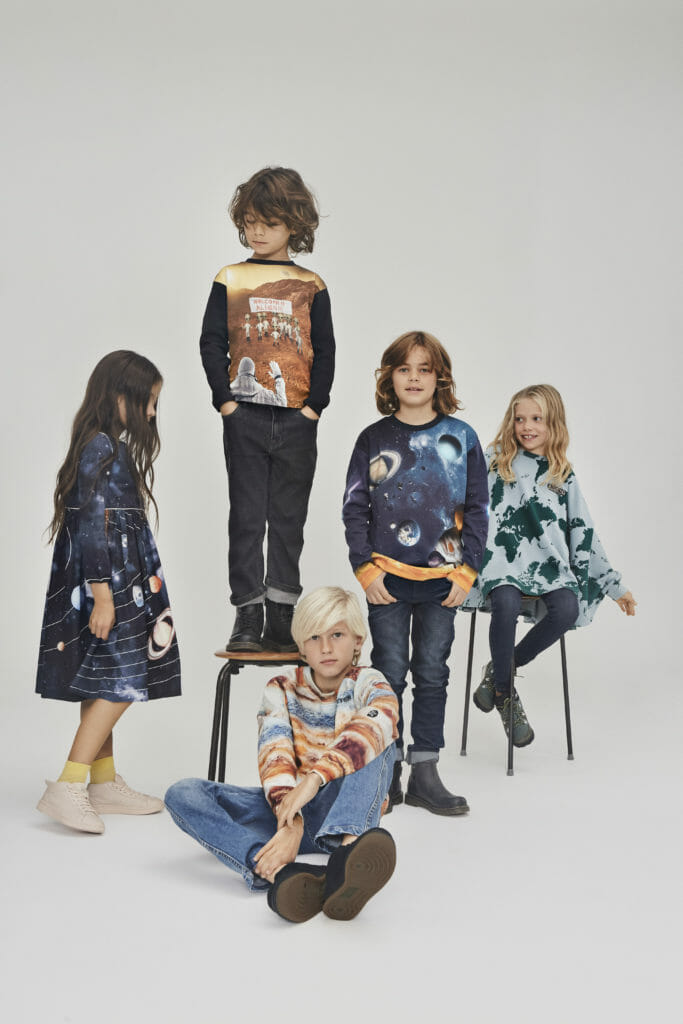 Galactic themes for space kids at Molo for winter 2019