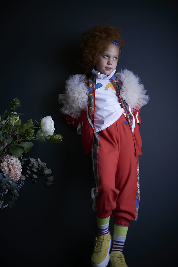 Sports style adds a modern vibe to historical ruffles for kids fashion summer 2019