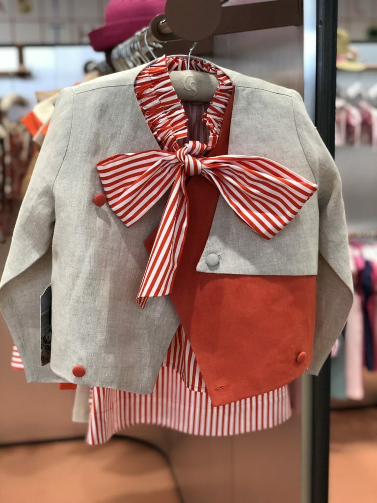 Red and white stripes, this seasons favourite at Carbon Soldier for kidswear summer 2020