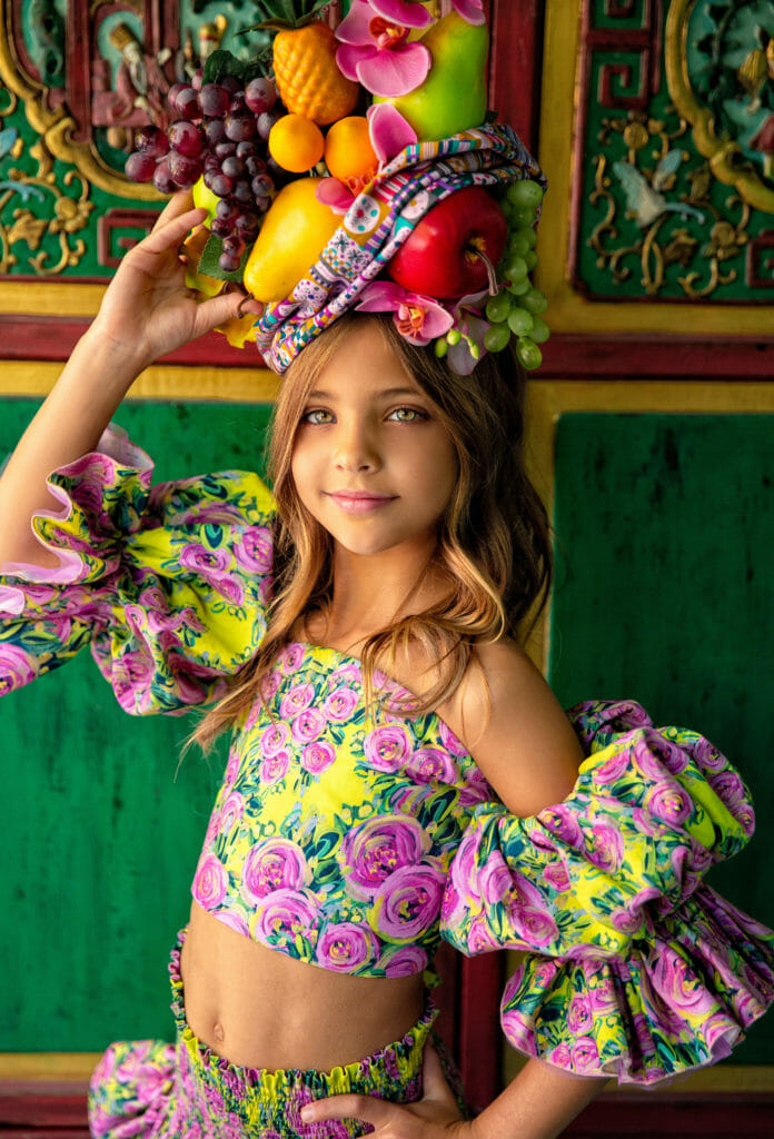Fun summer florals at Rebel Republic for the 'Havana' collection preview for summer 2020 kidswear