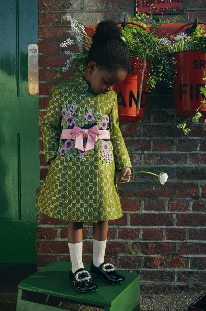 The sweetest coat from Gucci kids for fall/winter 2020