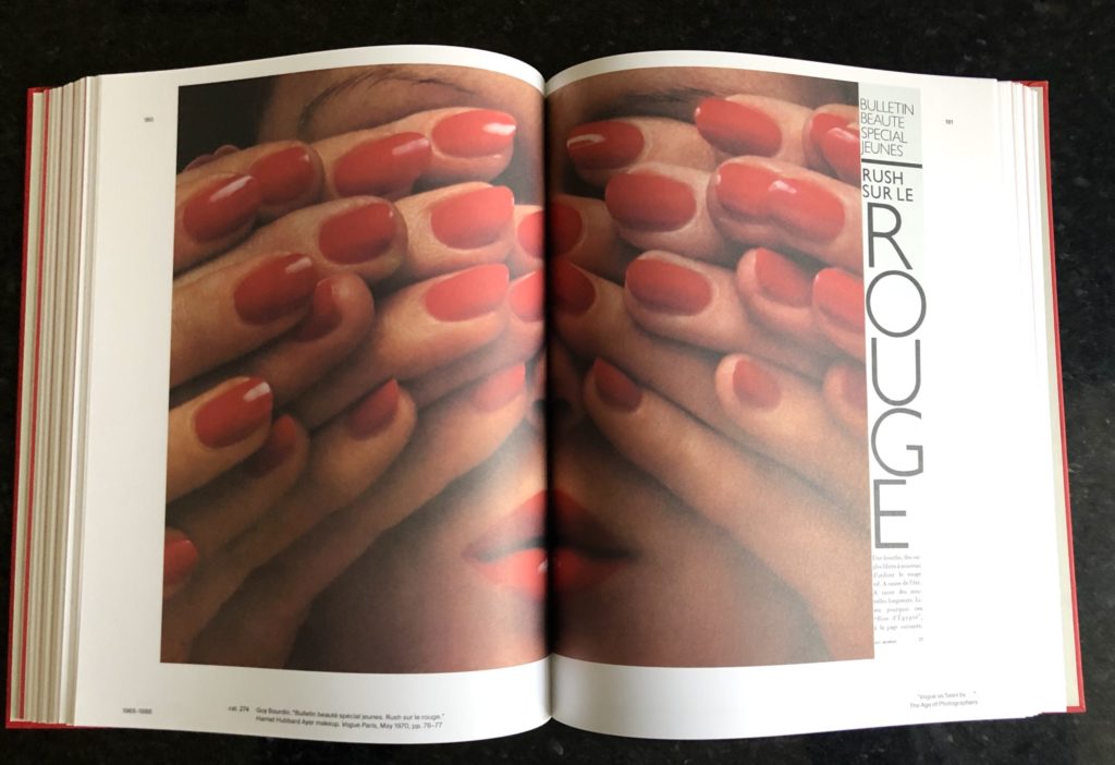 Classic images, here by Guy Bourdin in Paris Vogue 100 Years