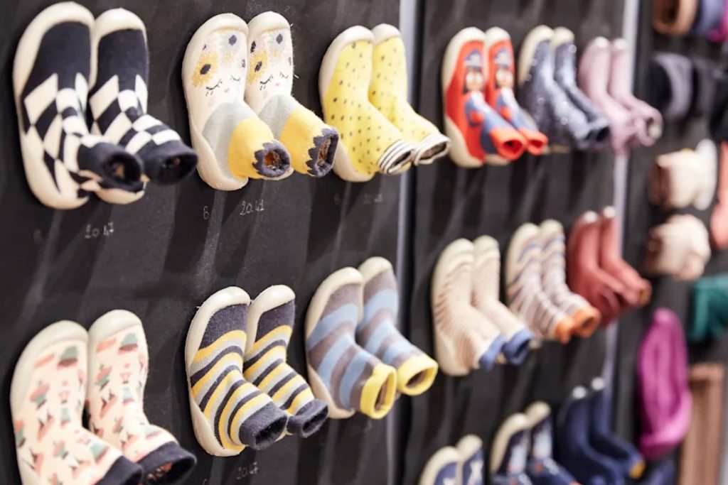Baby shoe styles in the Kids'Lab for 2022 at Pitti Bimbo 94